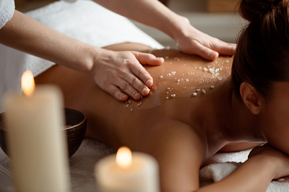 Spa and luxury hotels relaxing massage